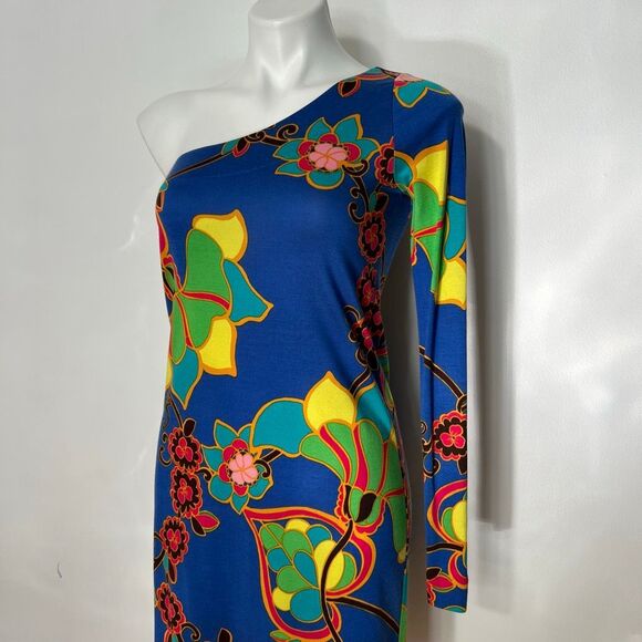 Lilly Pulitzer Whitaker Asymmetrical One Shoulder dress - Picture 4 of 11